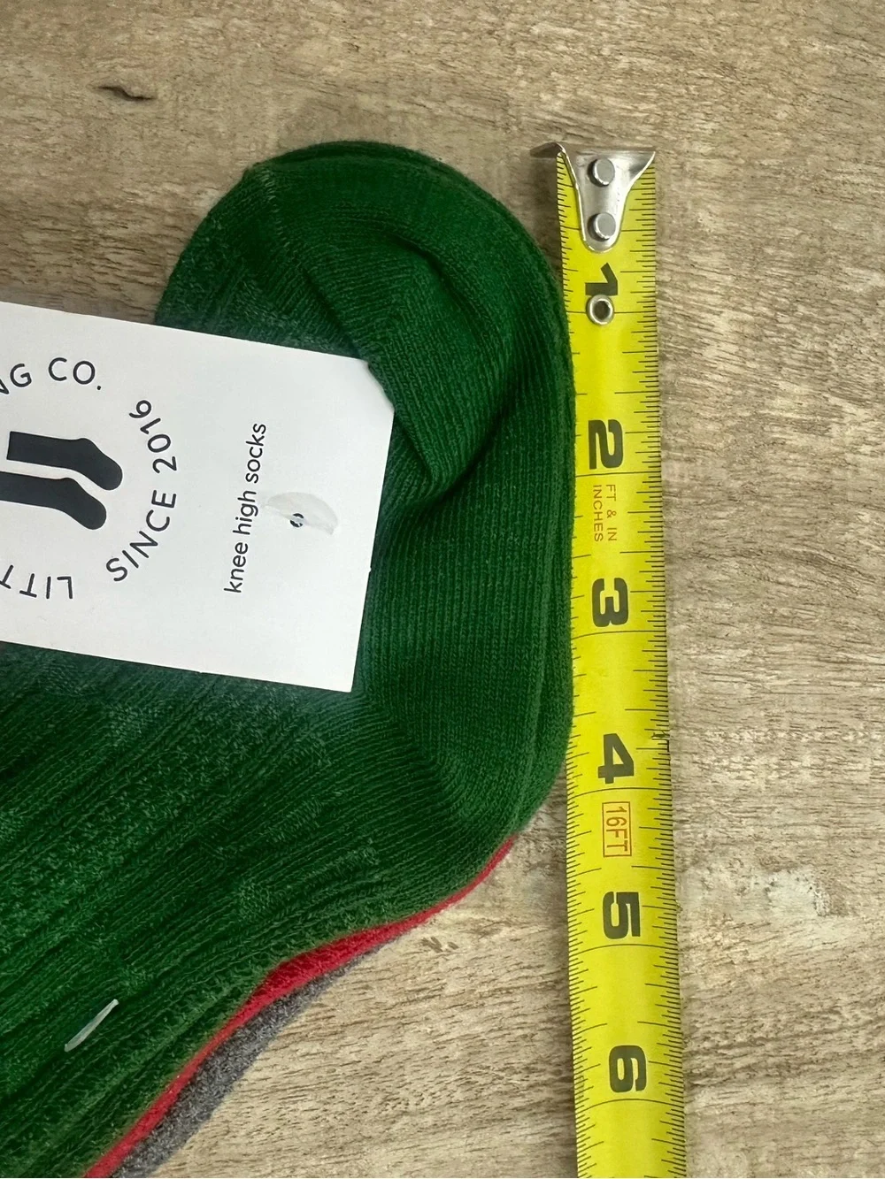 Little Stocking Co. Christmas Cable Knit Knee High Socks | Size 0–6 Months | NWT